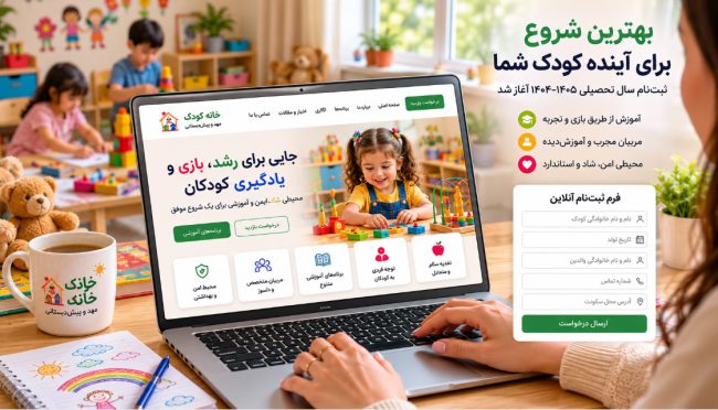 طراحی سایت مهد کودک