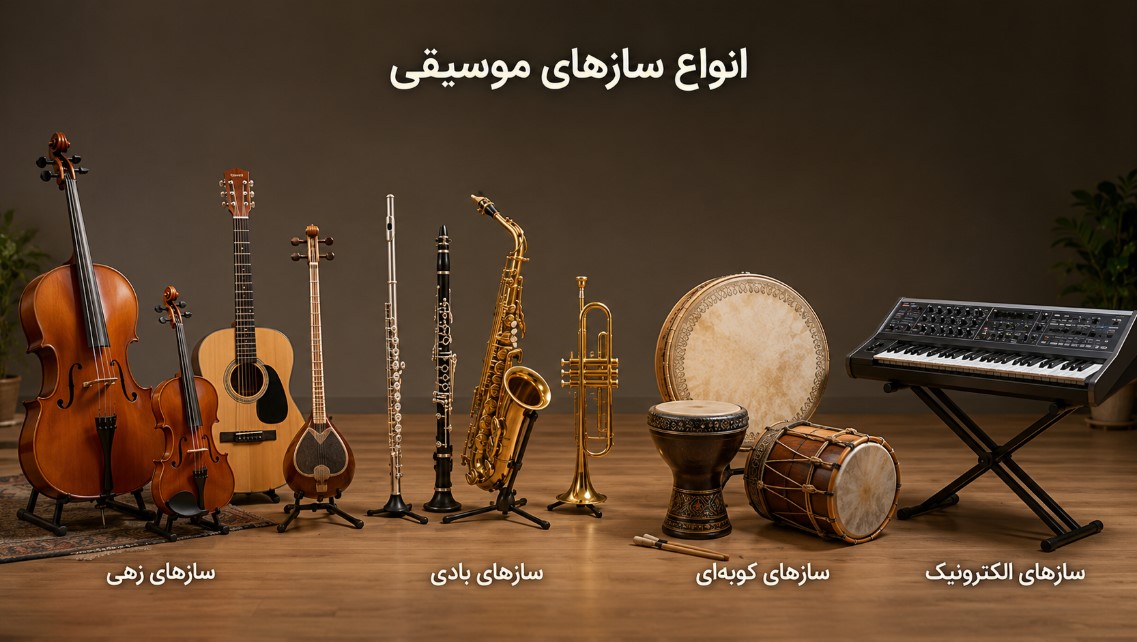 انواع سازه موسیقی